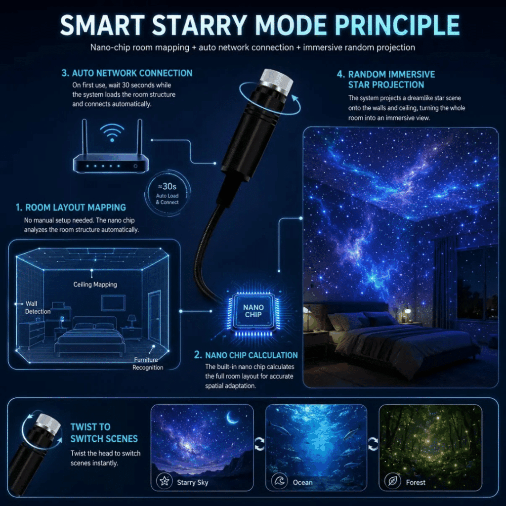 Icettry Night Light Projector (Official Retailer) [year]